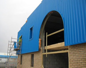 Steel Building Cladding